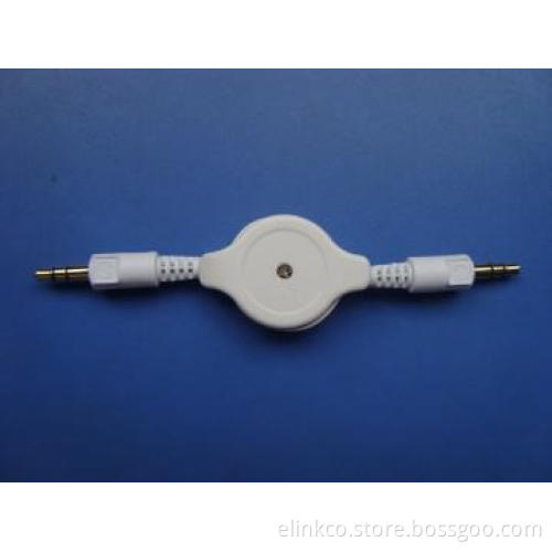 Retractable 3.5 to 3.5mm Stereo audio Cable